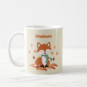 Fall Fox Woodland Birthday Coffee Mug