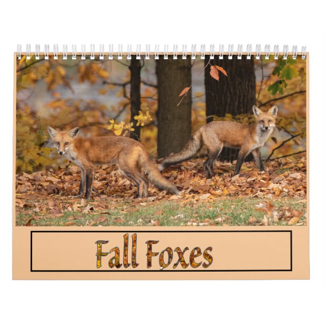 Fall Foxes Calendar (Cover)