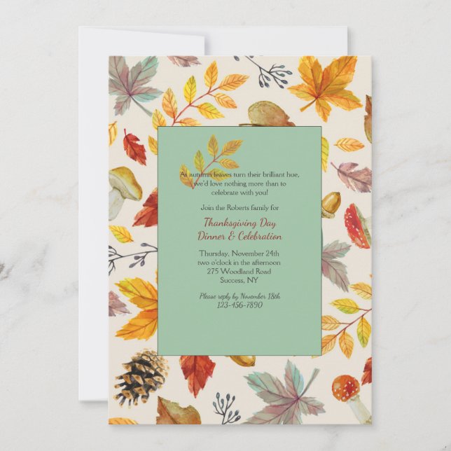 Fall Frame Invitation (Front)