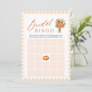 Fall Fresh Off The Market Bridal Shower Bingo Game Invitation
