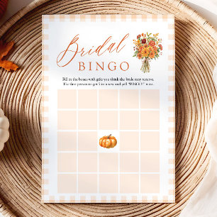 Fall Fresh Off The Market Bridal Shower Bingo Game Invitation