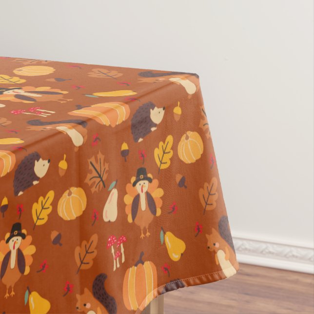 Fall Friends Tablecloth (In Situ)