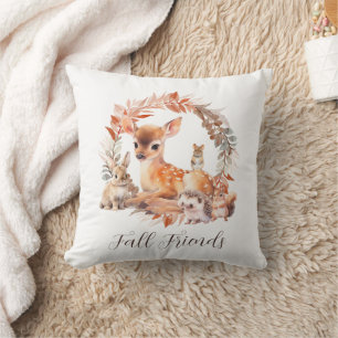 Fall Friends Throw Pillow