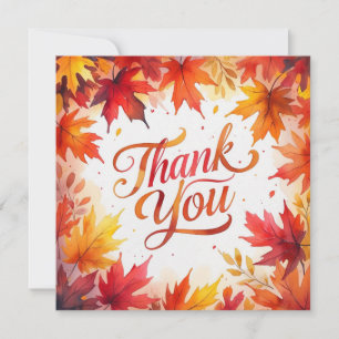 Fall Friendsgiving  Thank You Card