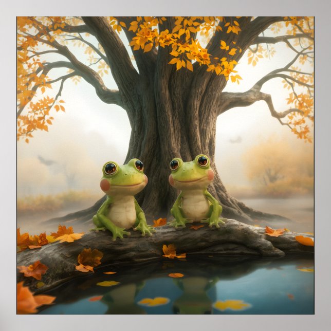 Fall Frogs Poster (Front)