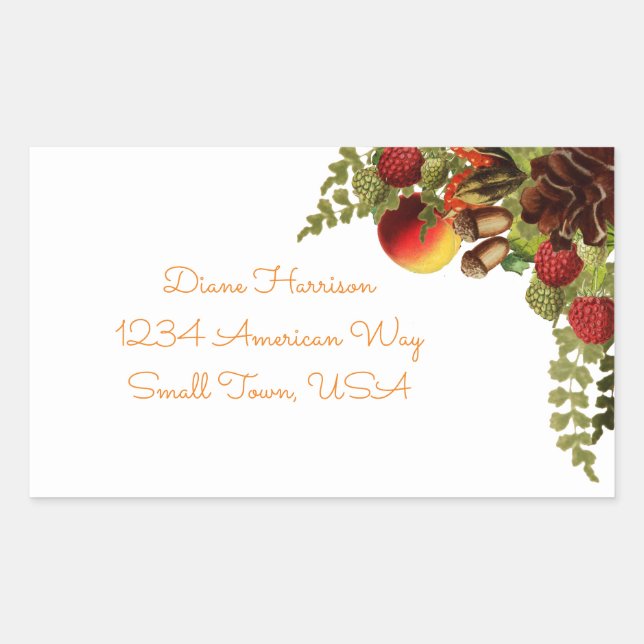 Fall Fruits Label (Front)