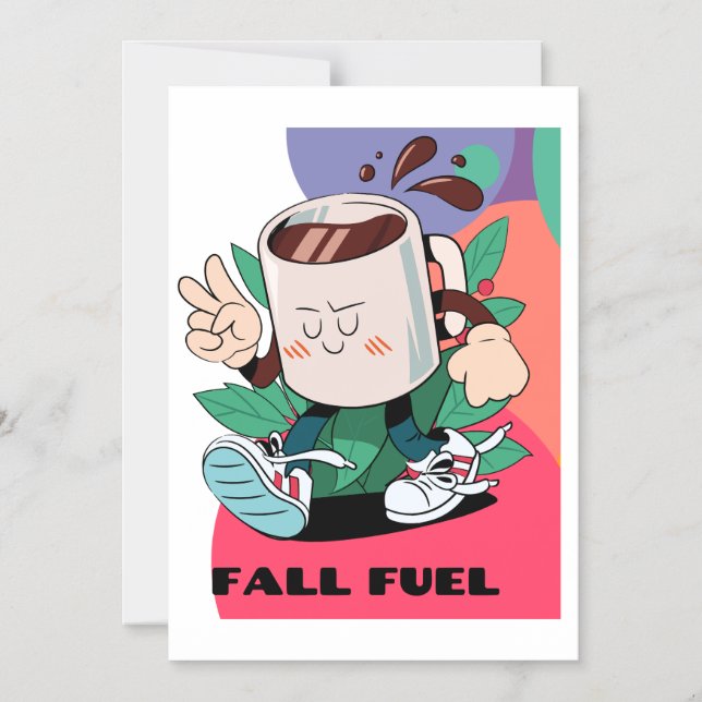 Fall Fuel  Magnetic Invitation (Front)
