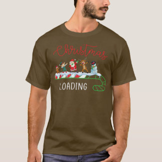 Fall Funny Cute Techy Fun Christmas Loading Candy T-Shirt