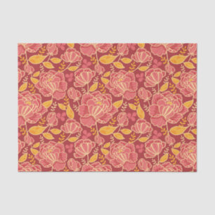 Fall garden vertical pattern background tissue paper