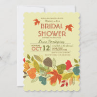 Fall Garland Invitation