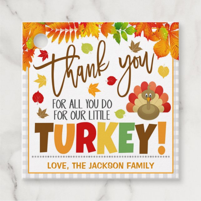 Fall Gift Tag (Front)