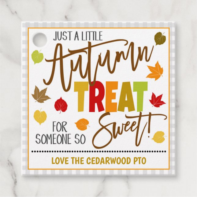 Fall Gift Tags (Front)
