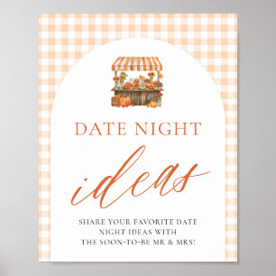 Fall Gingham Fresh Off The Market Date Night Ideas Poster