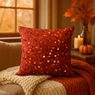 Fall Glitter Throw Pillows - Sparkle Your Space!