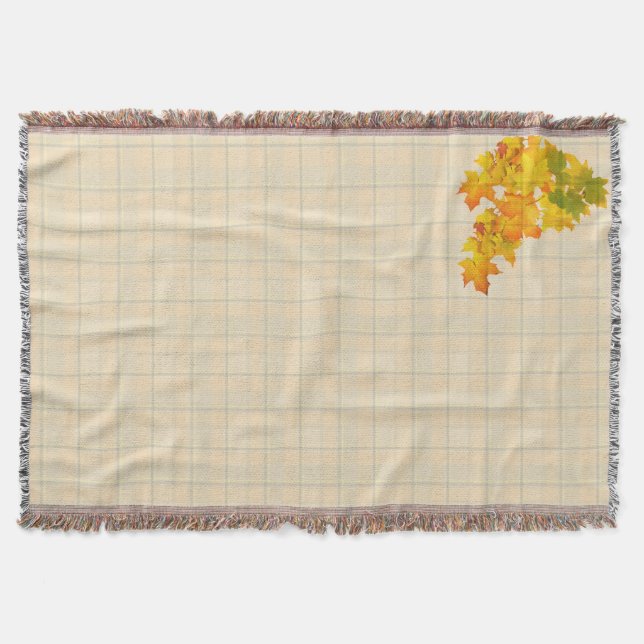 Fall Glory Warm Throw Blanket (Front)