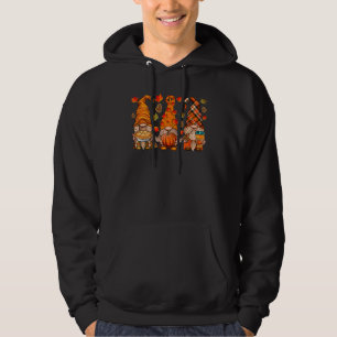 Fall Gnome Autumn Leaves Thanksgiving Gnome Hoodie