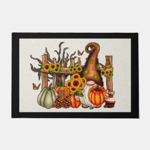 Fall Gnome Door Mat