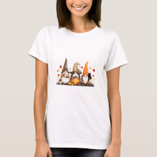 Fall Gnome Pumpkin Turkey Thanksgiving Autumn Fall T-Shirt
