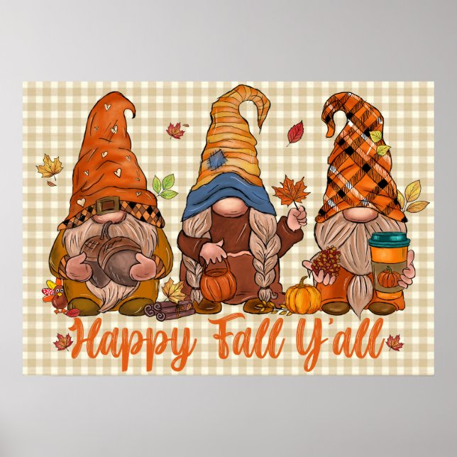Fall Gnomes Poster (Front)