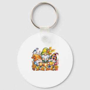 Fall Gnomes Sublimation Autumn Love Classic T-Shir Key Ring