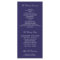 Fall Gold and Navy Leaves Wedding Programs