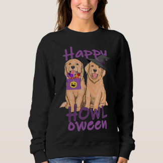 Fall Golden Retriever Lovers Halloween Sweatshirt
