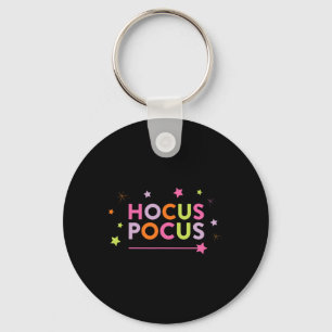 Fall Graphic Tees - Hocus Pocus Pink  Key Ring