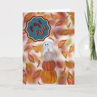 Fall greeting card