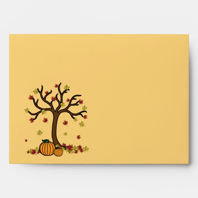 Fall Greeting Card Envelope (Front)