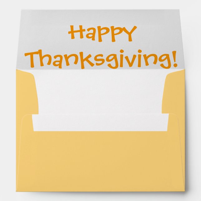 Fall Greeting Card Envelope (Back (Bottom))