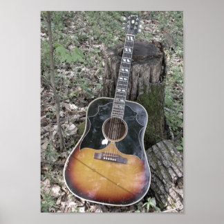 Fall Guitar Poster