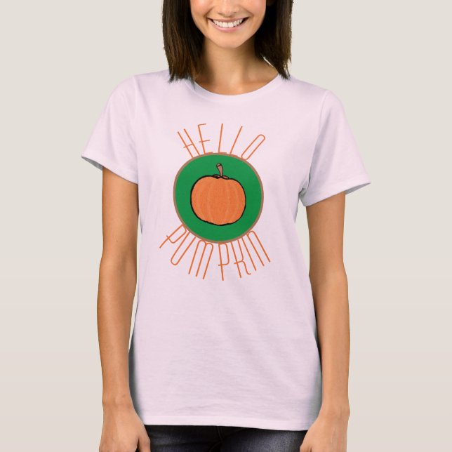 Fall/Halloween ladies t-shirt (Front)