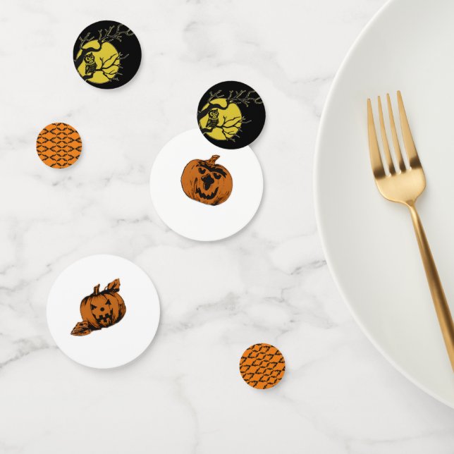 Fall/Halloween/pumpkin    Confetti (Group)