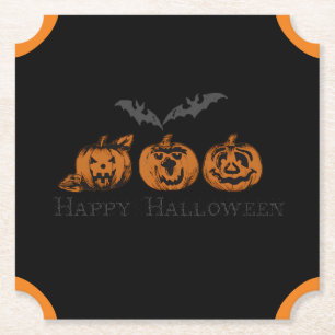Fall/Halloween/pumpkin  Paper Coaster
