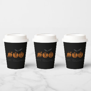 Fall/Halloween/pumpkin Paper Cups