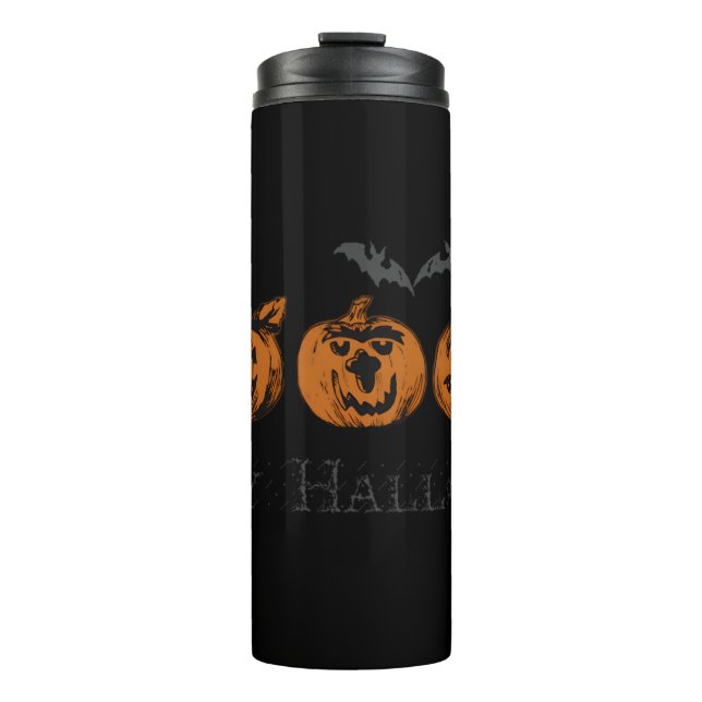 Fall/Halloween/pumpkin  Thermal Tumbler (Front)