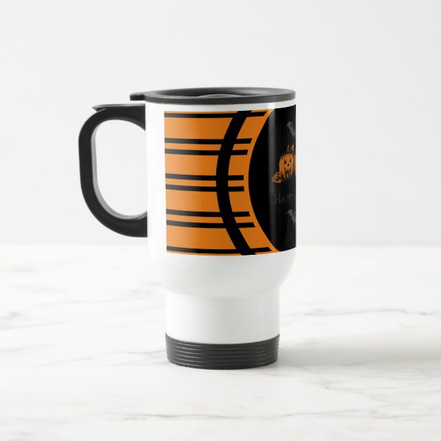 Fall/Halloween/pumpkin   Travel Mug (Left)