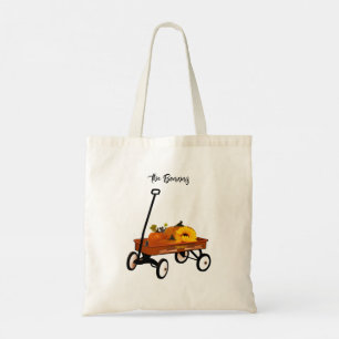 Fall Halloween Thanksgiving Wagon Gift Bag 