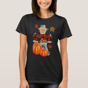 Fall Happy Scarecrow Thanksgiving  Autumn T-Shirt