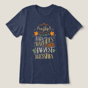 Fall & Harvest Blessings Tri-Blend Shirt