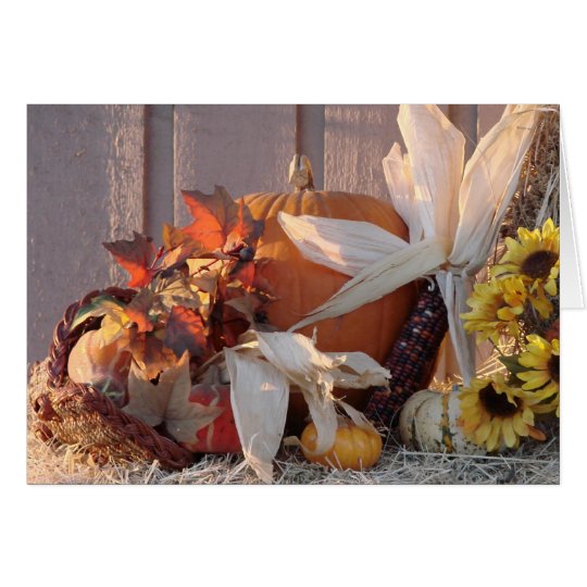 Fall Harvest Card