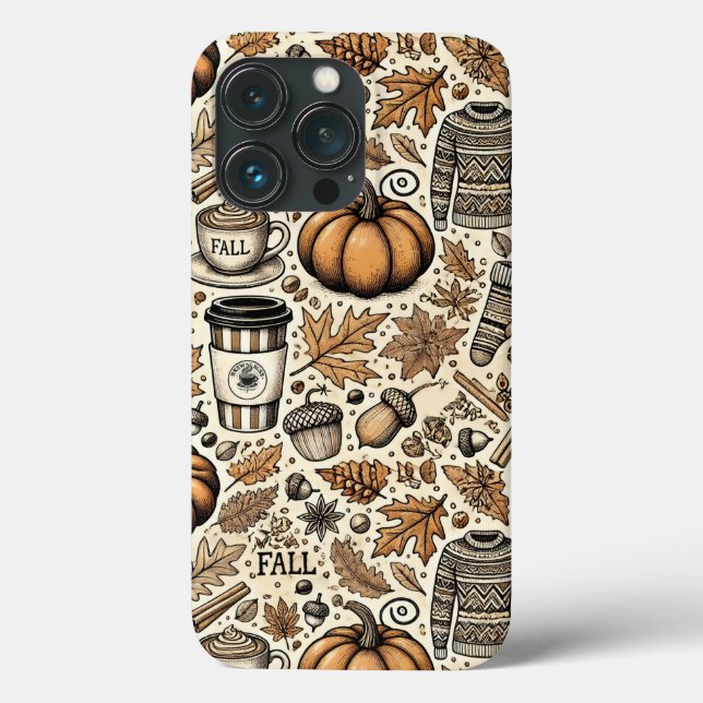 Fall Harvest Case-Mate iPhone Case (Back)