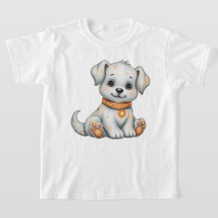 Fall Harvest Cute Puppy T-Shirt