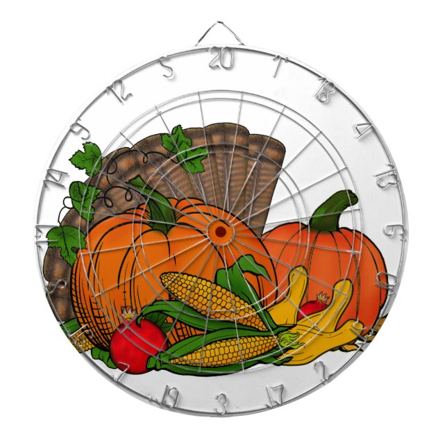 Fall Harvest Dartboard (Front)