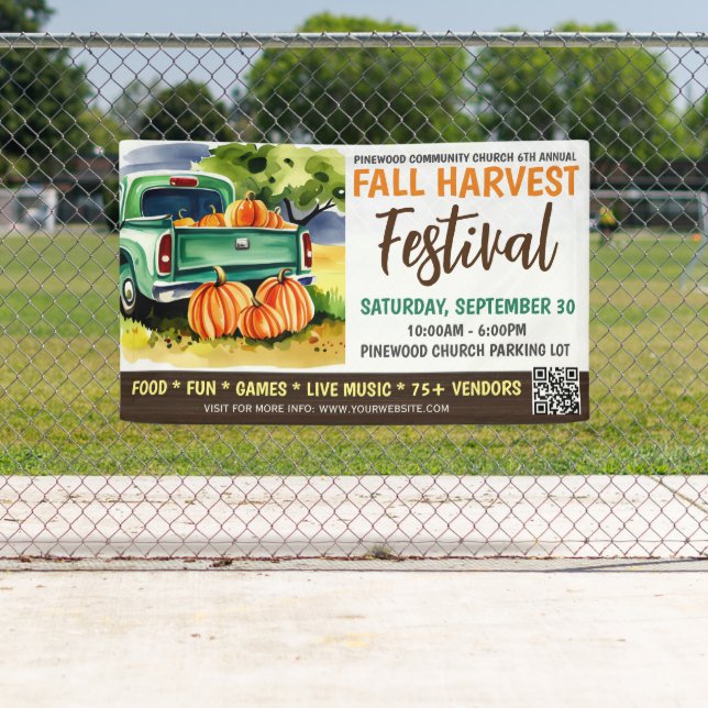 Fall Harvest Festival Banner (Insitu)