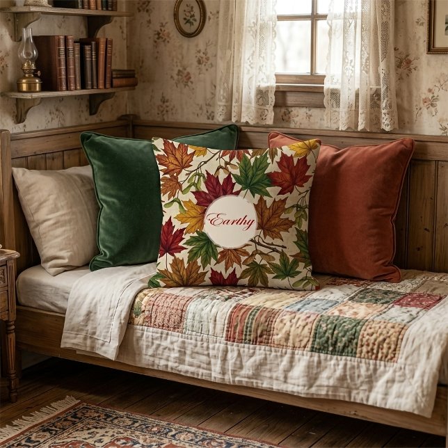 Fall Harvest Foliage Cushion (Creator Uploaded)