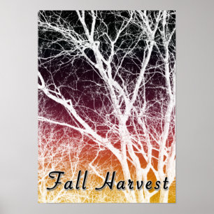 fall harvest : ghost tree poster