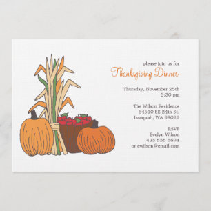 Fall Harvest Invitation