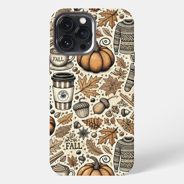 Fall Harvest iPhone Case (Back)