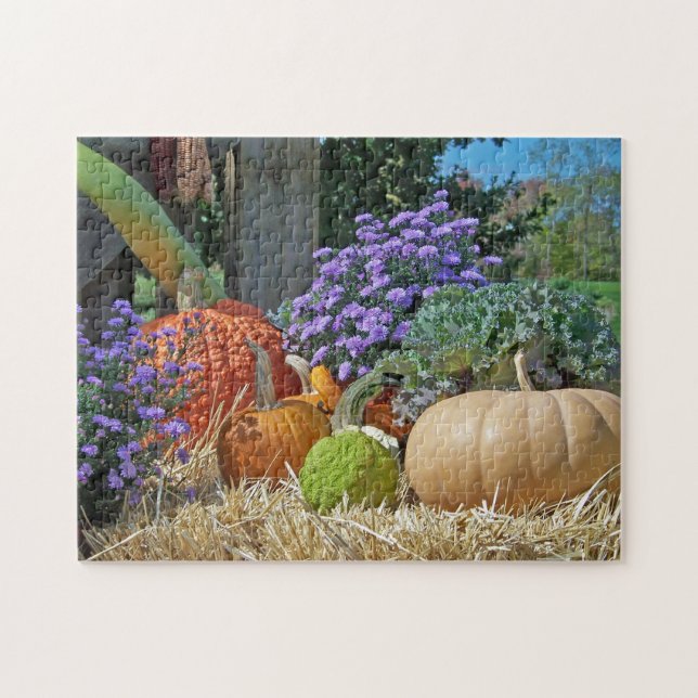 Fall Harvest Jigsaw Puzzle (Horizontal)